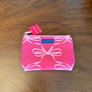 Beautihaul Pink w/Bow Pattern Cosmetic Bag from The Cosmetics Company Store